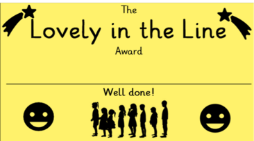 Lovely in the Line Award Certificates