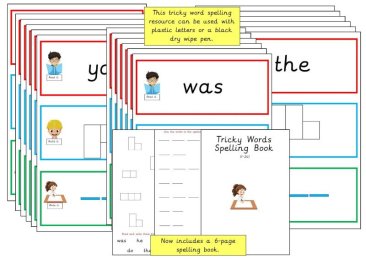 Read Build and Write Tricky Words 1-24