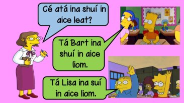 Ar Scoil: Simpsons PowerPoint