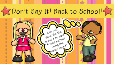 Would you rather & Don't Say it Back to School Games [ clone ]