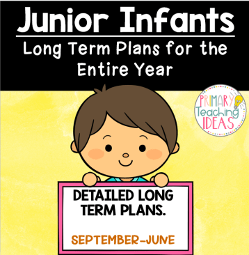Junior Infants Long Term Plans for the Entire Year