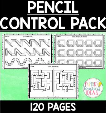 Pencil Control Tracing Pack