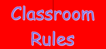 Classroom Rules Display