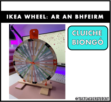 IKEA wheel - Ar an bhfeirm Biongó