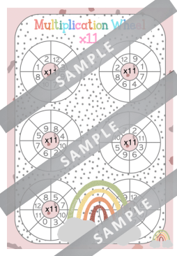 **Multiples Times Tables Activity Pack ** x11