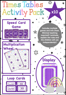 **Multiples / Times Tables Activity Pack ** x10