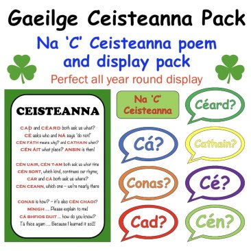 Gaeilge Ceisteanna Pack