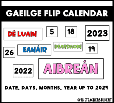 GAEILGE Flip Calendar