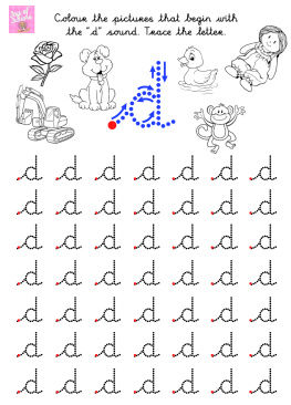 Phonics & Cursive Letter Formation Group 2 c, k, e, h, r, m, d