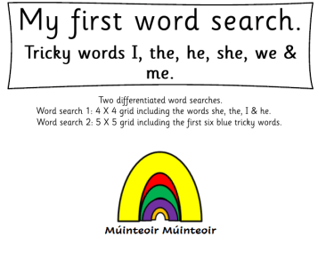 My First Tricky Word, Word Search