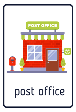 The Post Office Flashcards (Aistear)