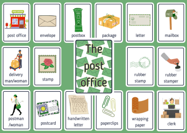 The Post Office Flashcards (Aistear)
