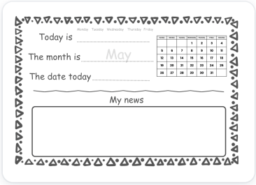 Calendar work 23/24 (3 levels)