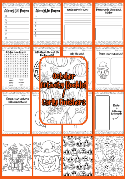 October Activity Booklet/ Early Finishers