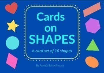 Shapes - Cards for Matching/Memory Games/Scavenger Hunt