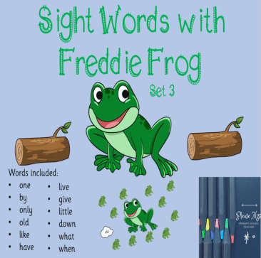 Sight Words with Freddie Frog (Set 3)