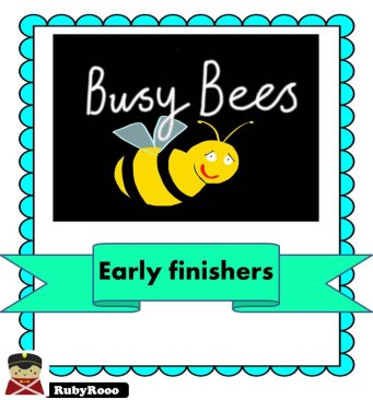 Early Finishers Busy Bee Activity Box