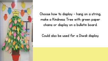 Christmas Kindness - Writing activity and display