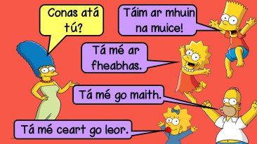 Mé Féin: Simpsons PowerPoint