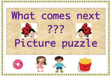 Picture puzzle - What comes next?