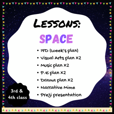 Space - IFD, Lesson Plans, Resource Bundle - 3rd & 4th