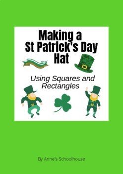 St Patrick's Day - Making a hat with squares and rectangles