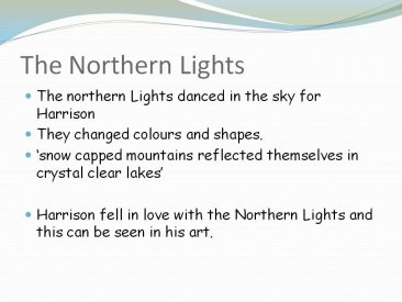 Ted Harrison and northern lights2