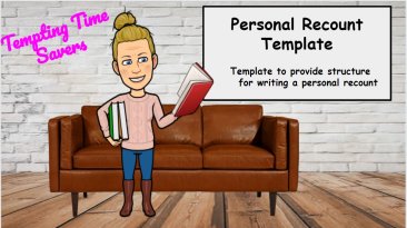 Recount Writing Template