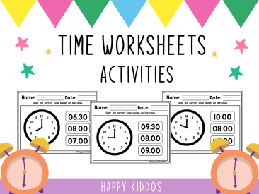 Time Worksheets Activities 2