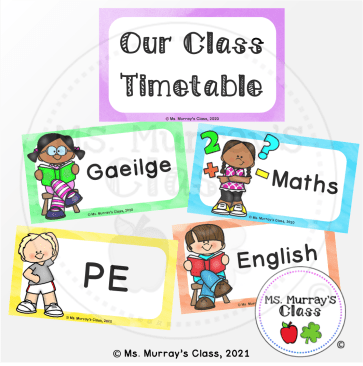 Class Visual Timetable & Schedule | Ms. Murray's Class
