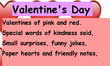 Valentine's poem package