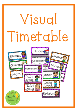 Visual Timetable cover