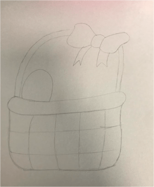 Step by step how to draw an Easter Basket - Powerpoint