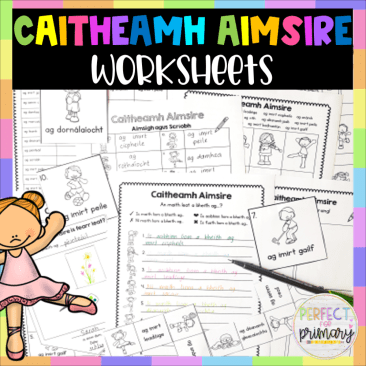 Caitheamh Aimsire Worksheet Pack