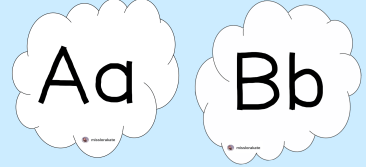 Cloud Alphabet, Phonics and Punctuation Display