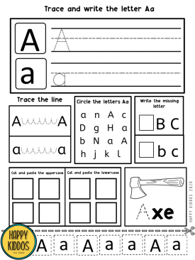 Alphabet Activities: Worksheets A-Z 2