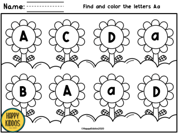 Alphabet Activities : Find the Letters Set 5