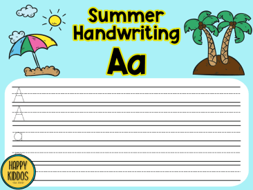 Alphabet Handwriting Summer