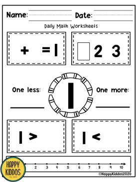 Daily Math Worksheets 3