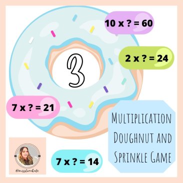 Doughnut Multiplication Game