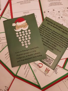 Feilire na Nollaig  Christmas Advent Activity Book as Gaeilge