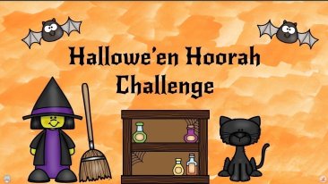 Hallowe'en Hoorah Challenge Reward Chart