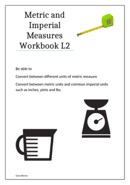Converting Metric and Imperial Measures Workbook