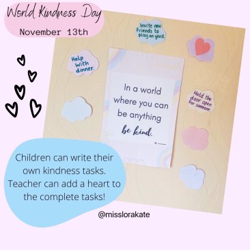 World Kindness Day Poster and Activity