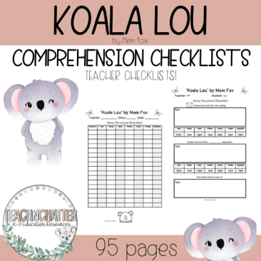 Koala Lou Literacy Activities