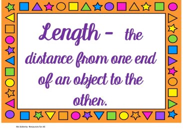 Length Posters 6th Class