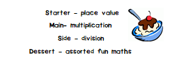 math menu 2