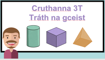 3D Shapes Quiz  and Revision Gaeilge