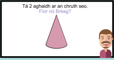 3D Shapes Quiz  and Revision Gaeilge