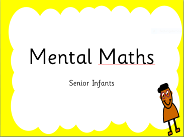 Mental Maths Senior Infants